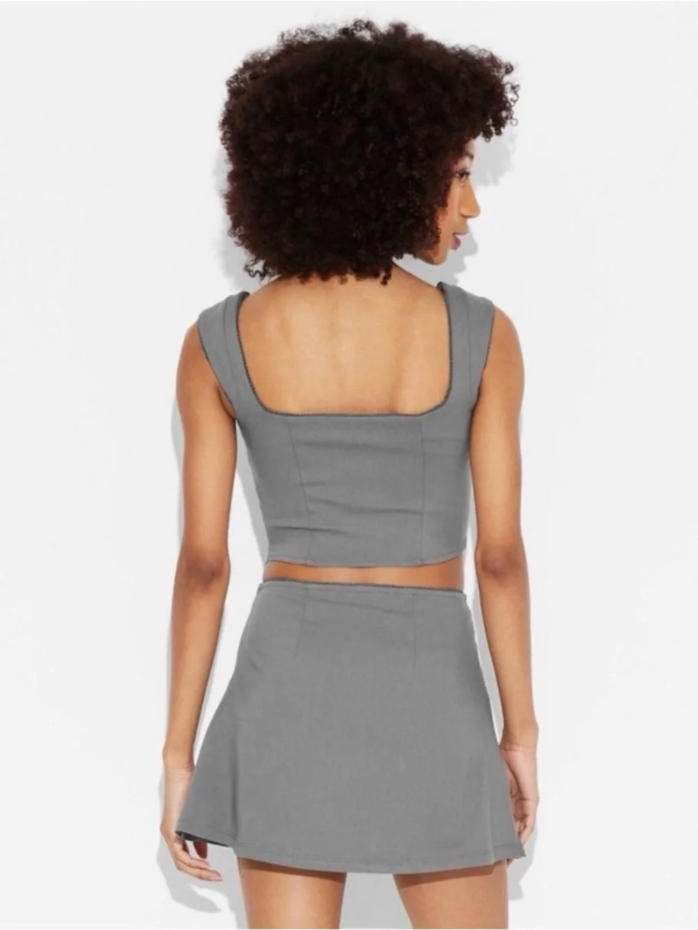 Wild Fable Gray Cap Sleeve Scoopneck Top
Size small - Picture 2 of 6